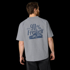 Porsche T-Shirt Retro Grau WAP811TFWR - unisex