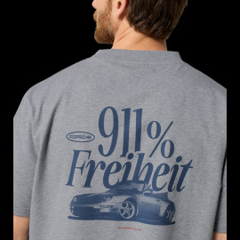 Porsche T-shirt Retro Grey WAP811TFWR - unisex