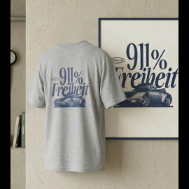 Porsche T-shirt Retro Grey WAP811TFWR - unisex