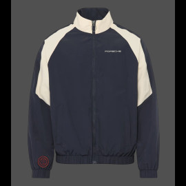 Porsche Jacket Retro Navy Blue / White WAP810TFWR - unisex