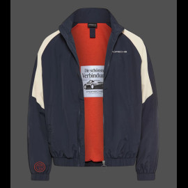 Porsche Jacket Retro Navy Blue / White WAP810TFWR - unisex