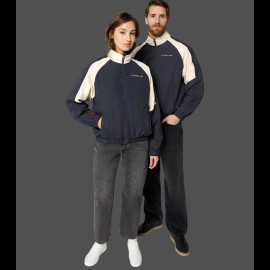 Porsche Jacket Retro Navy Blue / White WAP810TFWR - unisex