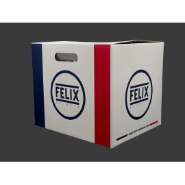 Gulf Helm mit Integriertem Visier Hellblau / Orange Felix ST580