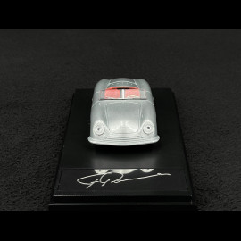 Porsche 356 Nr. 1 Roadster 1948 with Ferry Porsche’s Engraved Signature Silver Grey 1/43 Welly MAP01935625