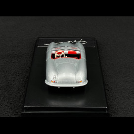 Porsche 356 Nr. 1 Roadster 1948 with Ferry Porsche’s Engraved Signature Silver Grey 1/43 Welly MAP01935625