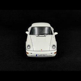 Porsche 911 Carrera RS Typ 964 Cup Felgen mit Aufklebern 1992 Weiß 1/12 KK Scale KKDC120241C