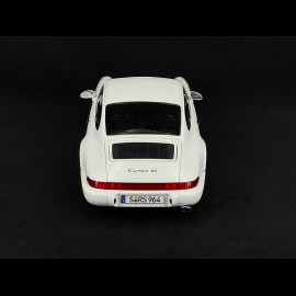 Porsche 911 Carrera RS Typ 964 Cup Felgen mit Aufklebern 1992 Weiß 1/12 KK Scale KKDC120241C