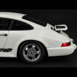 Porsche 911 Carrera RS Typ 964 Cup Felgen mit Aufklebern 1992 Weiß 1/12 KK Scale KKDC120241C