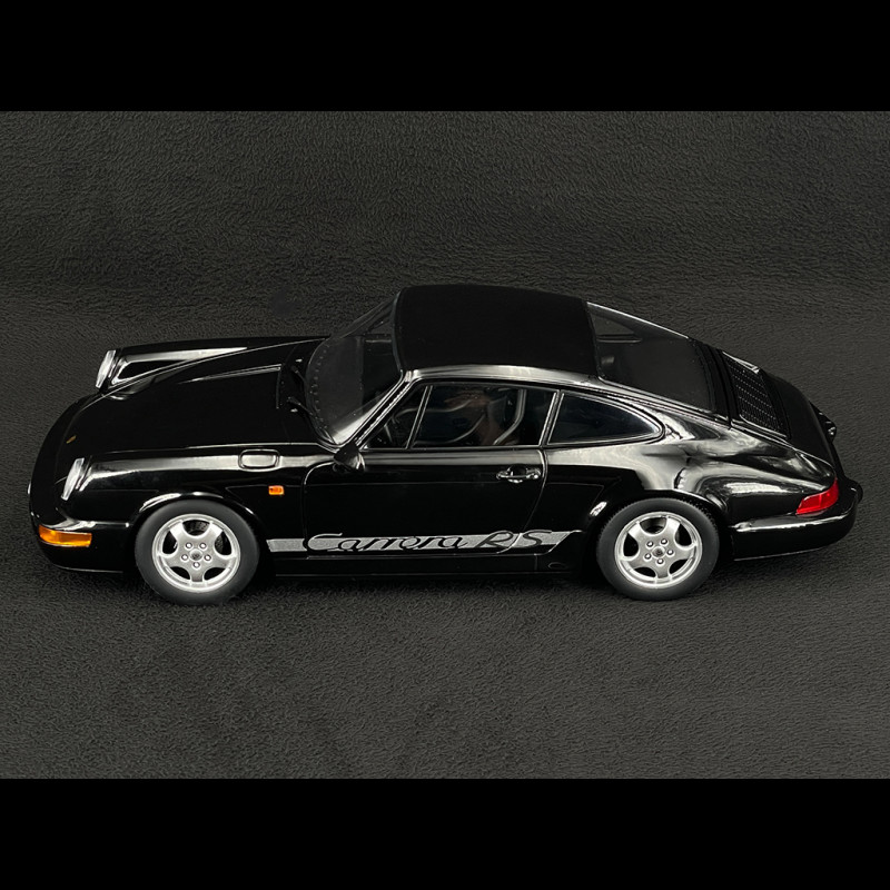 Porsche 911 Carrera RS Type 964 Cup Rims with Stickers 1992 Black 1/12 KK Scale KKDC120243C