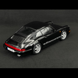Porsche 911 Carrera RS Typ 964 Cup Felgen mit Aufklebern 1992 Schwarz 1/12 KK Scale KKDC120243C
