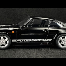 Porsche 911 Carrera RS Type 964 Cup Rims with Stickers 1992 Black 1/12 KK Scale KKDC120243C
