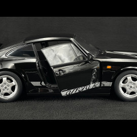 Porsche 911 Carrera RS Type 964 Cup Rims with Stickers 1992 Black 1/12 KK Scale KKDC120243C