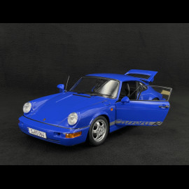 Porsche 911 Carrera RS Typ 964 Cup Felgen mit Aufklebern 1992 Blau 1/12 KK Scale KKDC120244C