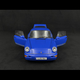 Porsche 911 Carrera RS Type 964 Cup Rims with Stickers 1992 Blue 1/12 KK Scale KKDC120244C