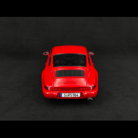 Porsche 911 Carrera RS Typ 964 Cup Felgen mit Aufklebern 1992 Rot 1/12 KK Scale KKDC120242C