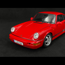 Porsche 911 Carrera RS Typ 964 Cup Felgen mit Aufklebern 1992 Rot 1/12 KK Scale KKDC120242C