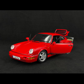 Porsche 911 Carrera RS Type 964 Cup Rims with Stickers 1992 Red 1/12 KK Scale KKDC120242C