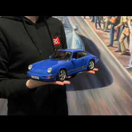 Porsche 911 Carrera RS Typ 964 Cup Felgen mit Aufklebern 1992 Blau 1/12 KK Scale KKDC120244C