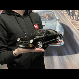 Porsche 911 Carrera RS Typ 964 Cup Felgen mit Aufklebern 1992 Schwarz 1/12 KK Scale KKDC120243C
