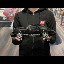 Porsche 911 Carrera RS Typ 964 Cup Felgen mit Aufklebern 1992 Schwarz 1/12 KK Scale KKDC120243C