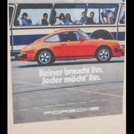 Porsche Canvastasche Retro Beige WAP8100010TFWR