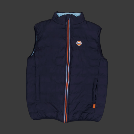 Gulf Wendejacke ärmellos Mattmarineblau / Himmelblau GU261KS552-225 - Herren