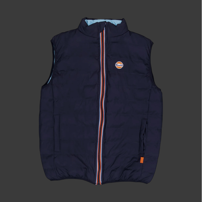 Gulf Wendejacke ärmellos Mattmarineblau / Himmelblau GU261KS552-225 - Herren