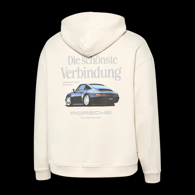Porsche Sweatshirt Rétro Beige WAP814TFWR - unisex