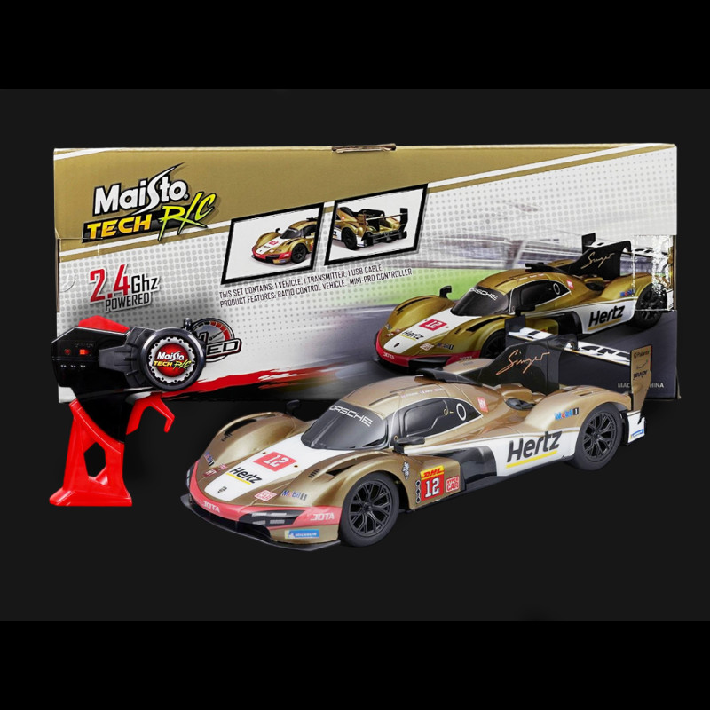 Porsche 963 Hertz Team Jota n° 38 9th 24h Le Mans 2024 Radio Controlled R/C 1/24 Maisto Tech M82533
