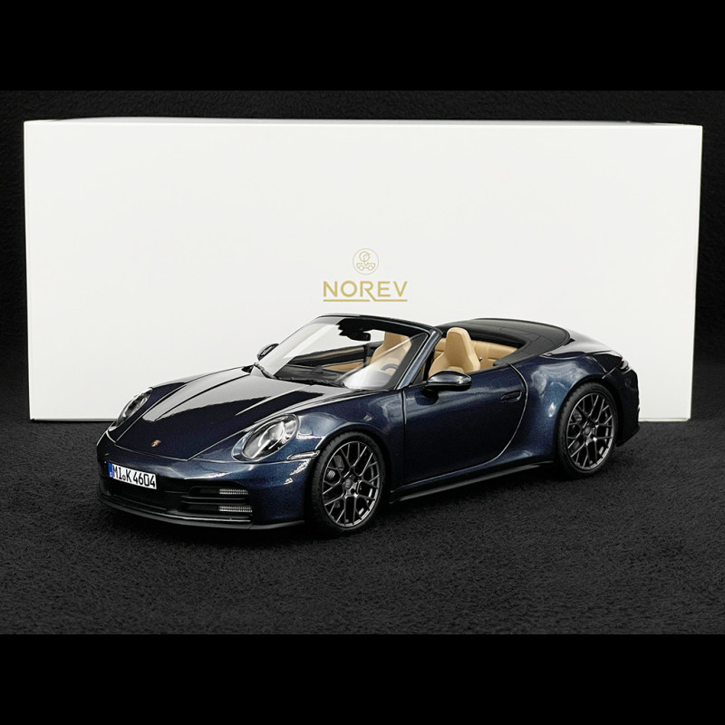 Porsche 911 Carrera S Cabriolet Type 992.2 2025 Yachting Blue Metallic 1/18 Norev 187180