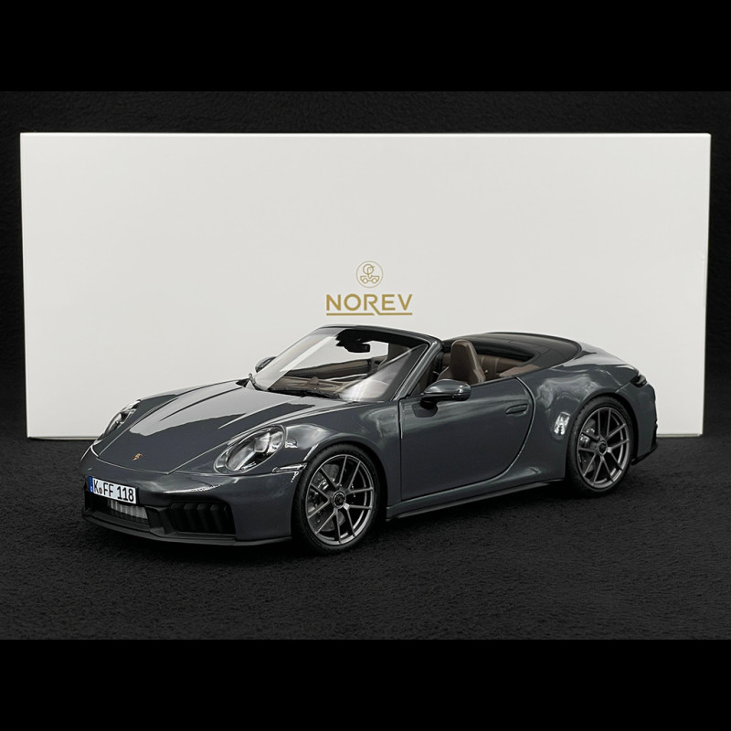Porsche 911 Carrera GTS Cabriolet Type 992.2 2025 Slate Grey Neo 1/18 Norev 187181