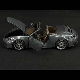 Porsche 911 Carrera GTS Cabriolet Typ 992.2 2025 Schiefergrau Neo 1/18 Norev 187181