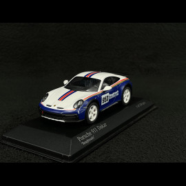 Porsche 911 Dakar Type 992 n° 953 Roughroads 2022 Gentian Blue / White 1/43 Minichamps 410062075