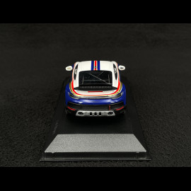 Porsche 911 Dakar Typ 992 n° 953 Roughroads 2022 Enzianblau / Weiß 1/43 Minichamps 410062075