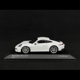Porsche 911 S/T Type 992 2023 White 1/43 Minichamps 410063020