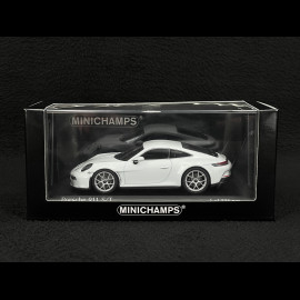 Porsche 911 S/T Type 992 2023 White 1/43 Minichamps 410063020
