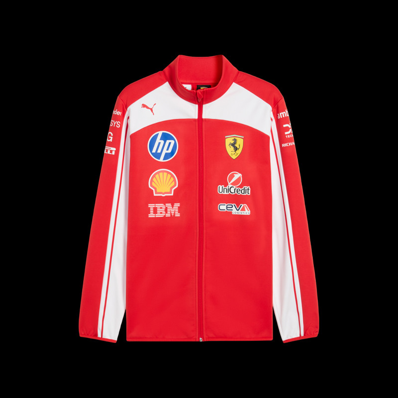 Ferrari Jacke F1 Team Leclerc / Hamilton 2026 Softshell Rot Puma 701238724-001 - unisex