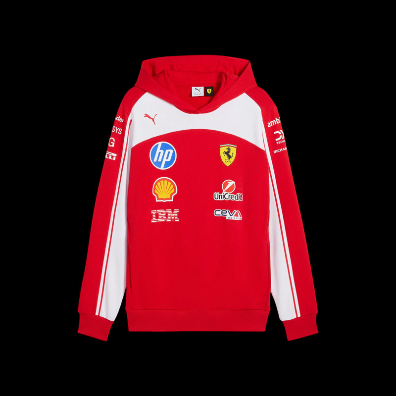Ferrari Sweatshirt F1 Team Leclerc / Hamilton 2026 Rot Puma 701238719-001 - unisex