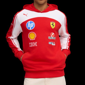 Ferrari Sweatshirt F1 Team Leclerc / Hamilton 2026 Red Puma 701238719-001 - unisex