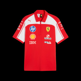 Ferrari Poloshirt F1 Team Leclerc / Hamilton 2026 Rot Puma 701243936-001 - unisex