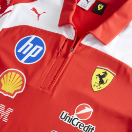 Ferrari Poloshirt F1 Team Leclerc / Hamilton 2026 Rot Puma 701243936-001 - unisex