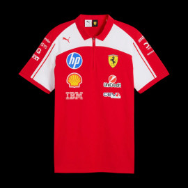 Ferrari Poloshirt F1 Team Leclerc / Hamilton 2026 Rot Puma 701238727-001 - unisex