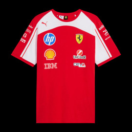 Ferrari T-Shirt F1 Team Leclerc / Hamilton 2026 Rot Puma 701238728-001 - unisex