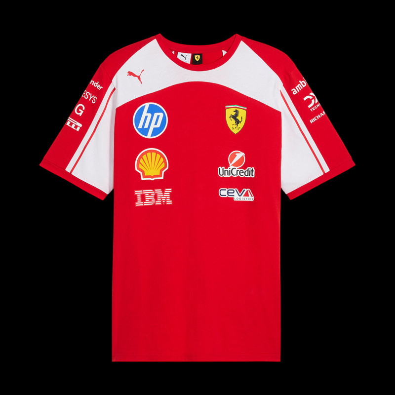 Ferrari T-Shirt F1 Team Leclerc / Hamilton 2026 Rot Puma 701238728-001 - unisex