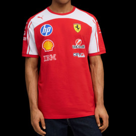 Ferrari T-Shirt F1 Team Leclerc / Hamilton 2026 Rot Puma 701238728-001 - unisex