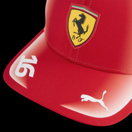 Ferrari Cap F1 Team n° 16 Charles Leclerc 2026 Rot Puma 701239022-001 - unisex