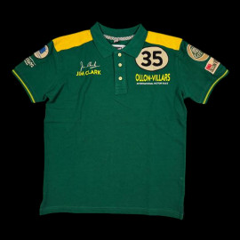 Jim Clark Poloshirt Ollon-Villars 1965 Grün Rennen - Herren