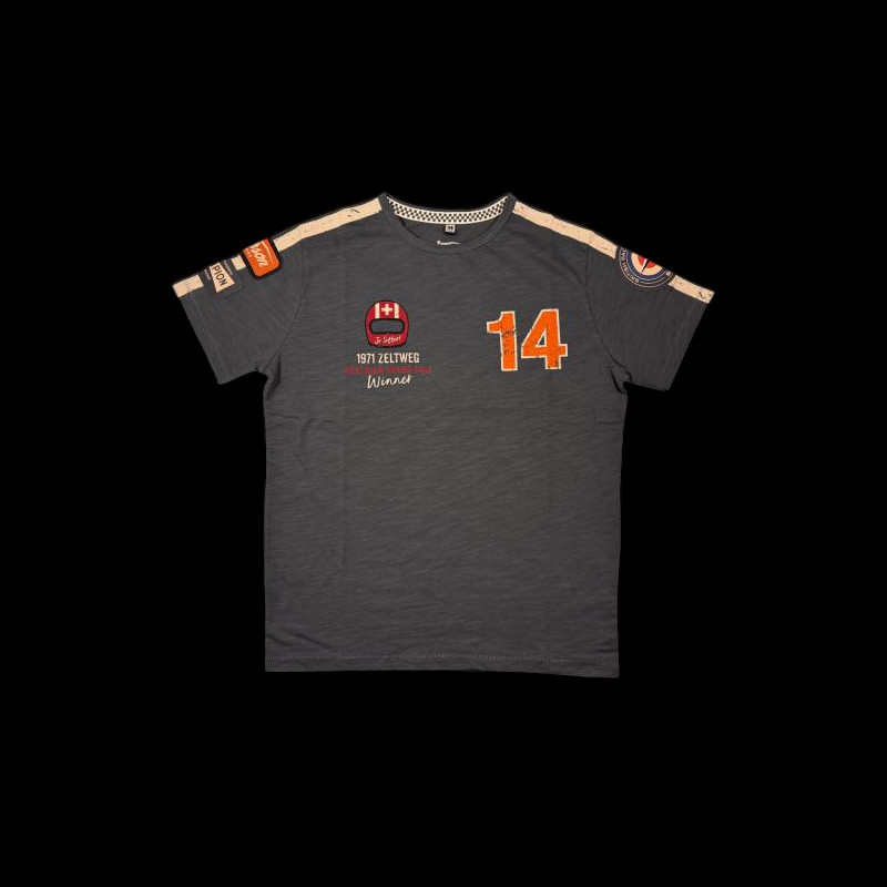 Jo Siffert T-Shirt n° 14 Austrian GP 1971 Carbon Grey - Men
