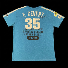 François Cevert T-Shirt n° 35 Ollons-Villars 1971 Blue - Men