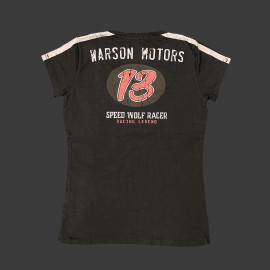 Speed ​​Wolf T-Shirt n° 13 Carbon Black - Women
